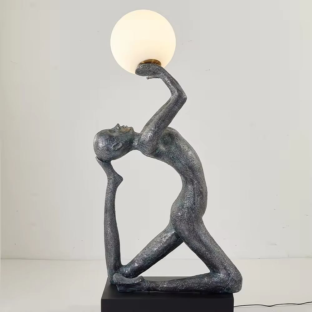 Sculptural Resin Floor Lamps for SCULTORE Hotel Living