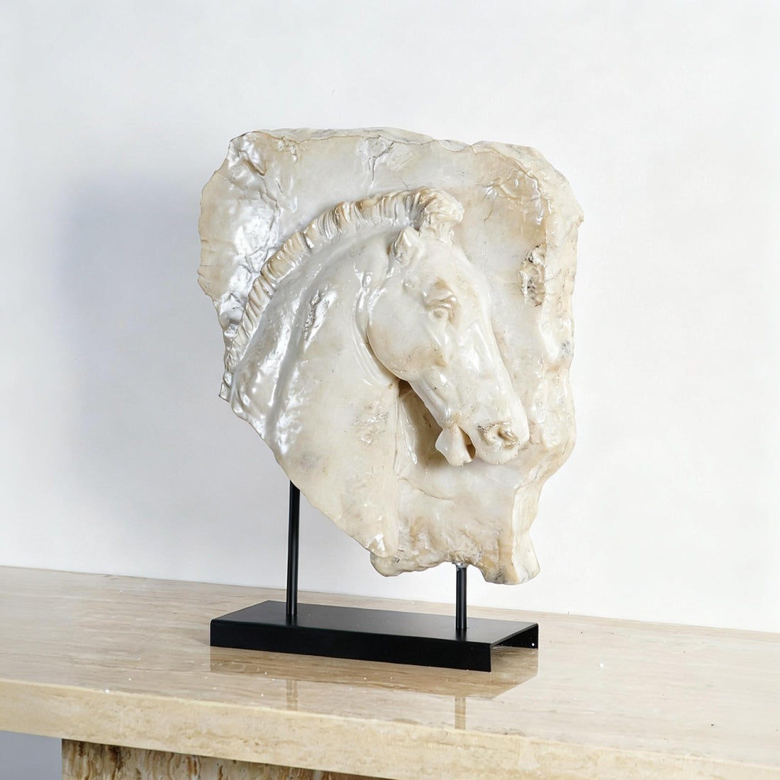 Wabi Sabi Horse Head Desktop Sculpture